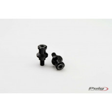 SWINGARM SPOOLS HI-TECH 10MM BLACK 2/PK
