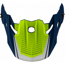 MX-96 502 VISOR W/SCREWS MATTE BLUE/GREEN