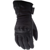 WOMEN'S BLACK ROSE GLOVES BLACK MD