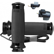CUSTOM CONTOUR HEATED BLACK TWIST GRIP