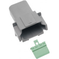 8-WIRE GREY DEUTSCH RCPTCL & WDGLCK HD# 72128-94GY