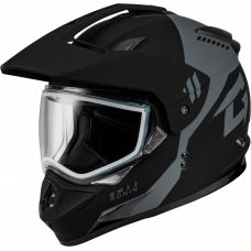 GM-11S RONIN SNOW HELMET MATTE BLACK/SILVER 3X