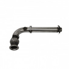 SINGLE SLIP-ON RACE PIPE CHROME