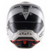 S-M5 RAYON HELMET MATTE LIGHT GREY/BLK/SLVR XL