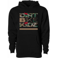 CLASSIC CAMO YOUTH HOODIE BLACK YL