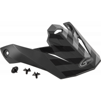 VISOR W/SCREWS FAME MX-86 MATTE DARK GREY/BLACK
