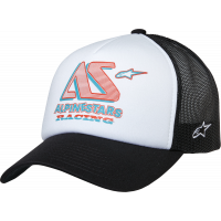 AYESS TRUCKER HAT WHITE/BLACK