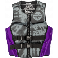 WMN'S NEOPRENE FLOTATION VEST PURPLE/GREY/BLACK LG