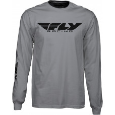 FLY CORPORATE L/S TEE GREY SM