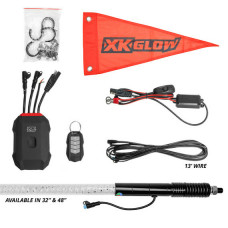 XKMAX RGBW WHIP KIT 1 PC 48 IN.