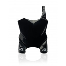 RAPTOR FRONT NUMBER PLATE BLACK KAW