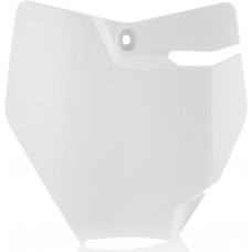 FRONT NUMBER PLATE WHITE