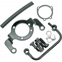 COMPLETE MNT KIT BREATHER TUBE BLACK BIGTWIN 93-17 NON-TBW