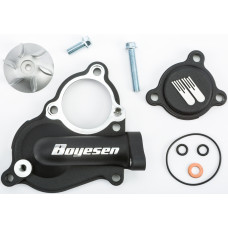 WATERPUMP COVER & IMPELLER KIT BLACK