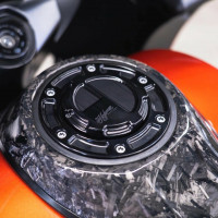 6PT GAS CAP (NO BREATHER TUBE) `23-24 CVO BLACK