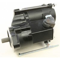 BIG TWIN STARTER 1.4KW BLACK 10-32 SHAFT
