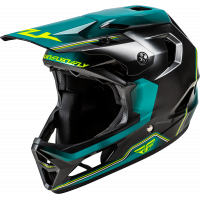 RAYCE REPEAT BICYCLE HELMET BLACK/TEAL/HI-VIS XL