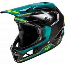 RAYCE REPEAT BICYCLE HELMET BLACK/TEAL/HI-VIS XL