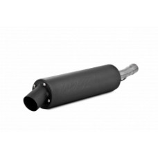 SINGLE SLIP-ON SYSTEM W/ UTILITY MUFFLER BLK HON