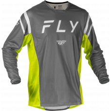 KINETIC MESH CENTER JERSEY GREY/WHITE/HI-VIS MD