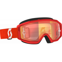 PRIMAL GOGGLE RED/WHITE ORANGE CHROME WORKS