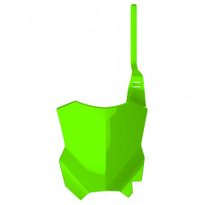 NUMBER PLATE RESTYLING LIME GREEN KAW