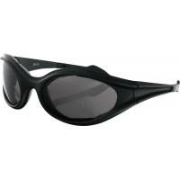 FOAMERZ SUNGLASSES BLACK W/SMOKE LENS