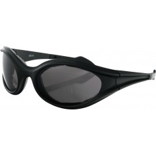 FOAMERZ SUNGLASSES BLACK W/SMOKE LENS
