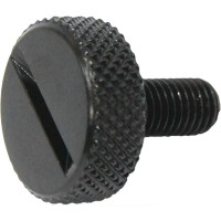 QUARTER TURN THUMB SCREW 1/4-28 BLACK