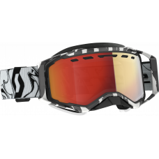 PROSPECT GOGGLE SNOW CROSS LS MARBLE BLK/WHT W/LS RED CHROME
