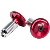 ALUMINUM BAR END PLUGS RED