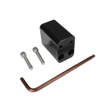 RIGG SADDLEBAG PLATE LATCH EXTENSION BLACK
