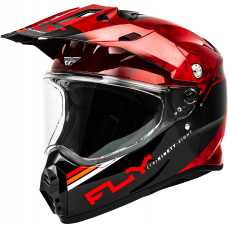 TREKKER KRYPTEK CONCEAL HELMET RED/BLACK 2X