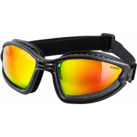 BALLAST SUNGLASSES BLK/CRM RED W RED/YLW LENS