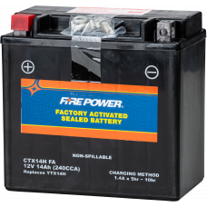 BATTERY CTX14H SEALED FACTORY ACTIVATED