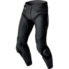 WOMENS S1 D3O LEATHER PANTS BLACK 2XL
