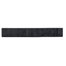 WHEEL WEIGHTS 1/4 OZ BLACK 12 PCS/48 STRIPS/BOX