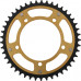 REAR STEALTH SPROCKET ALU/STL 45T-525 GLD SUZ/TRI