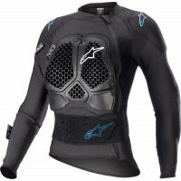 STELLA BIONIC ACTION V2 PROTECTION JACKET BLK/CYAN  MD