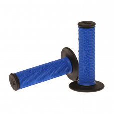 DUAL COMPOUND GRIPS BLUE WITH BLACK ENDS DUAL COMPOUND GRIPS BLUE WITH BLACK ENDS