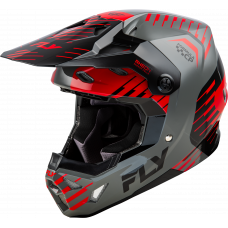 YOUTH FORMULA CP SLICE HELMET GREY/RED/BLACK YL
