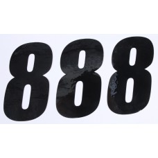 NUMBER 8 BLACK 6