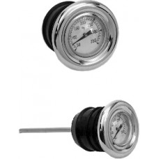 OIL DIP STICK W/TEMP GAUGE WHITE 1984-99 SOFTAIL MODELS
