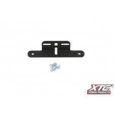LICENSE PLATE BLACK UNIVERSAL