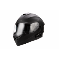 OUTFORCE FULL FACE HELMET BLUETOOTH MATTE BLACK LG