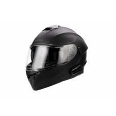 OUTFORCE FULL FACE HELMET BLUETOOTH MATTE BLACK LG
