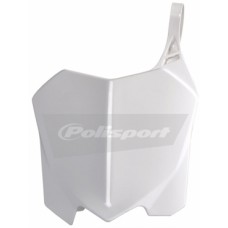 FRONT NUMBER PLATE WHITE