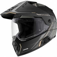 OUTLANDER  SMART DS HELMET MATTE BLACK 2X
