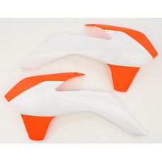 RADIATOR SHROUD ORANGE/WHITE