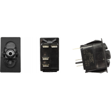 DASH SWITCH BODY MOMENTARY BLUE BOTTOM